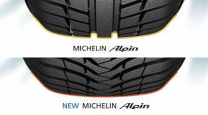 Зимние шины Michelin Alpin A4 - новый протектор Full Active Tread